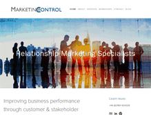 Tablet Screenshot of marketingincontrol.com